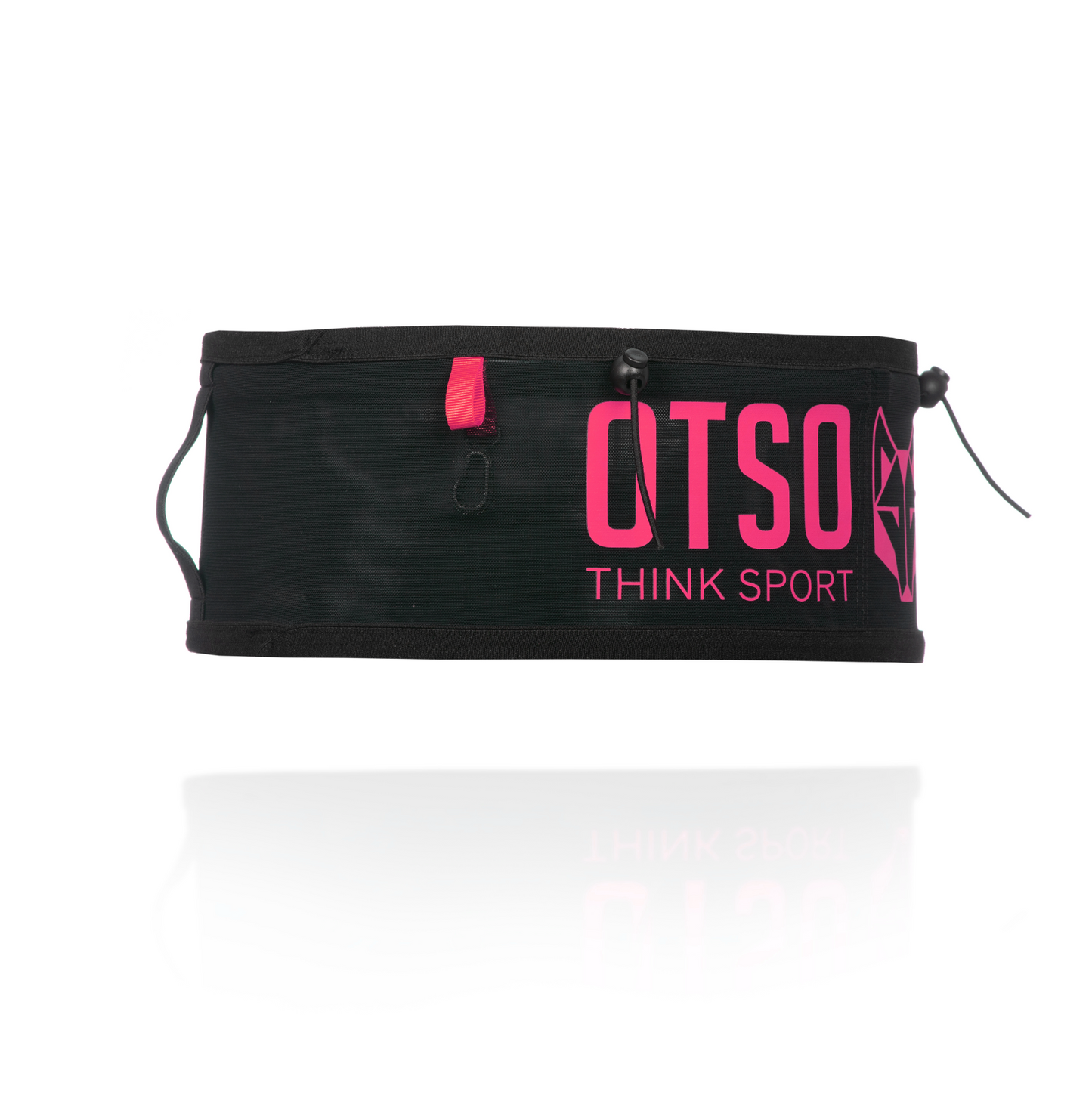 Unisex Running Belt - Black & Pink