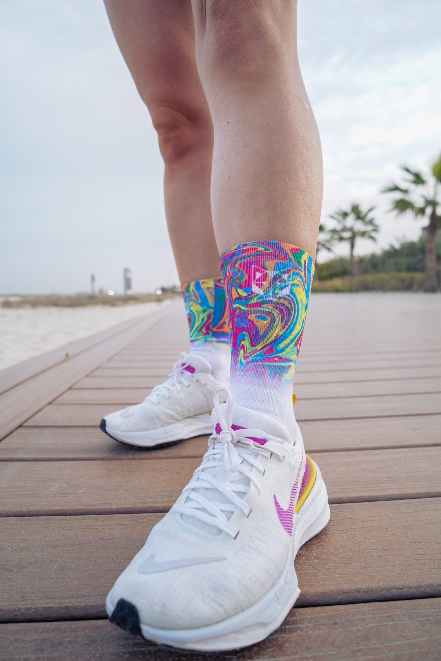 Funny Socks High Cut - Psychedelic