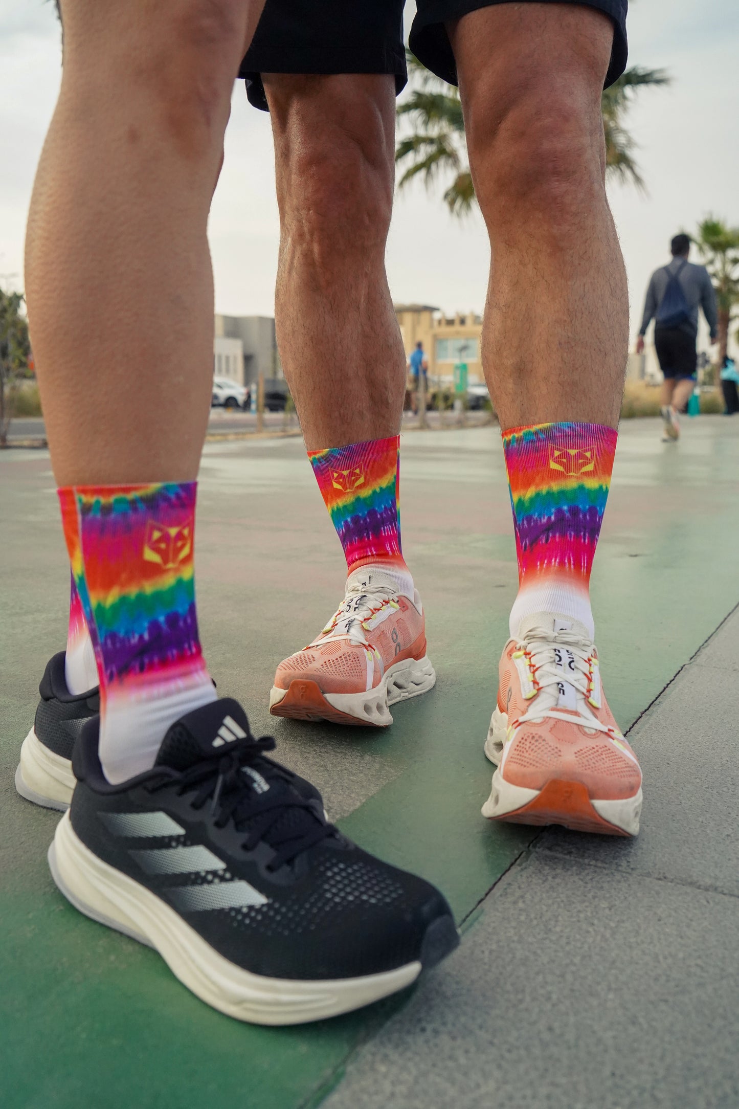 Funny Socks High Cut - Tie Dye