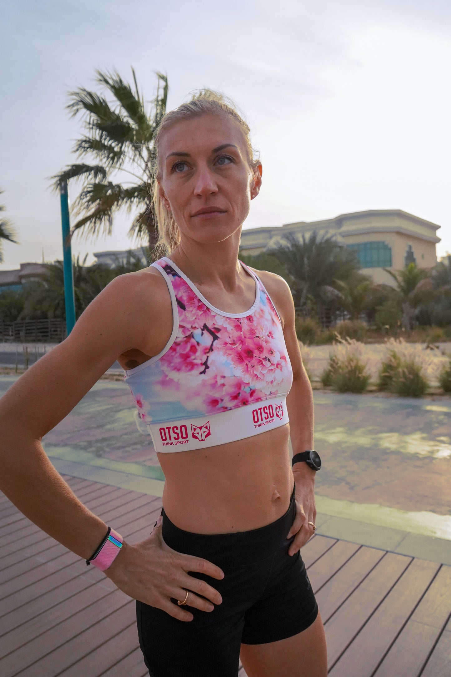 Womens Sports Top - Almond Blossom