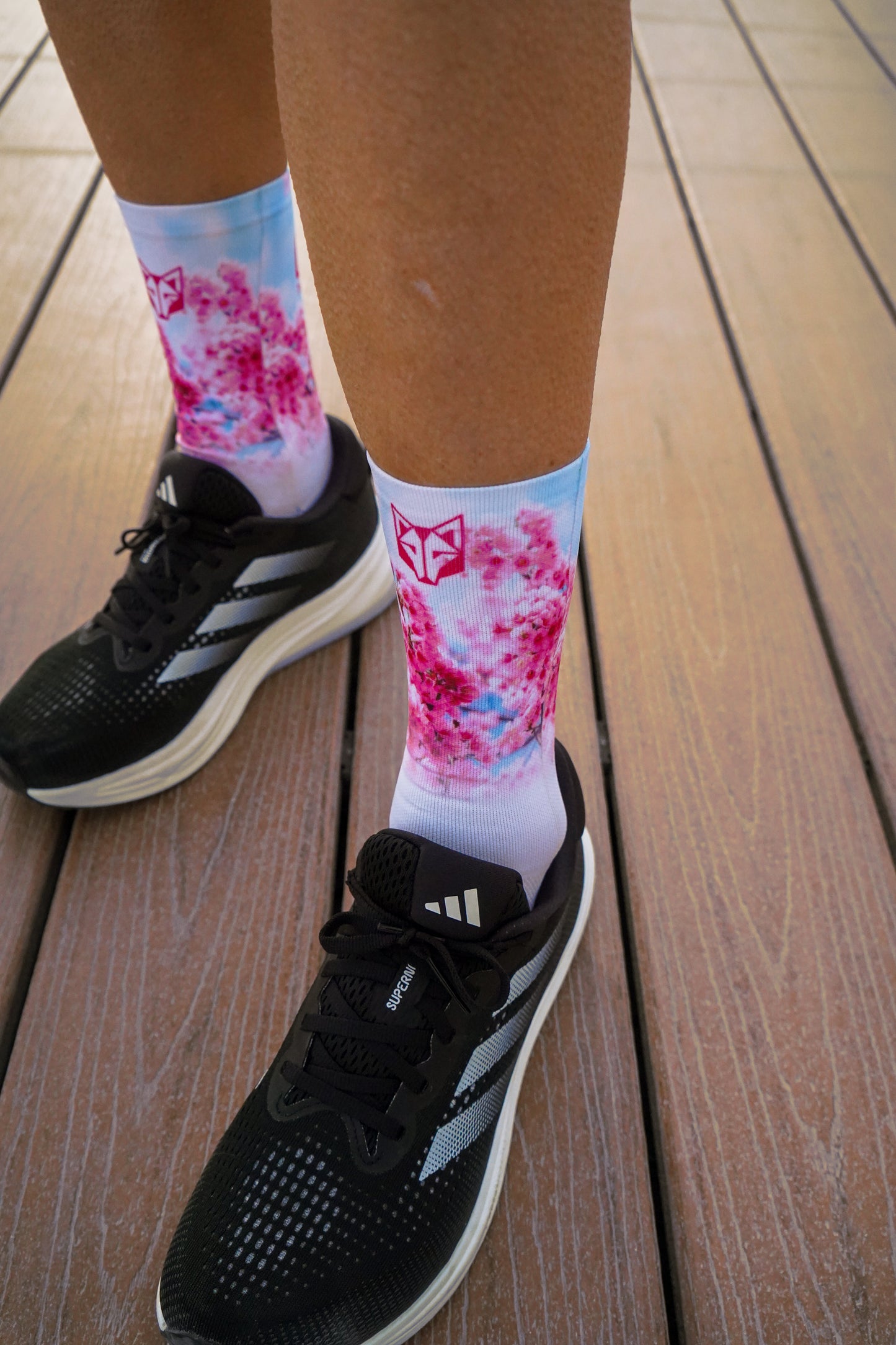 Funny Socks High Cut - Almond Blossom