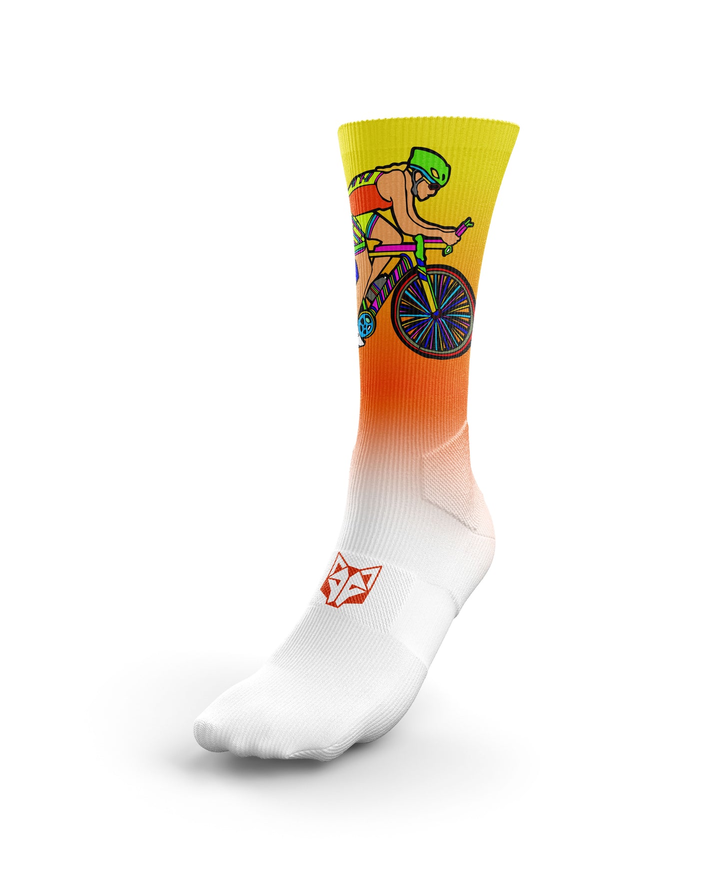 Funny Socks - Time to Tri Woman Bike