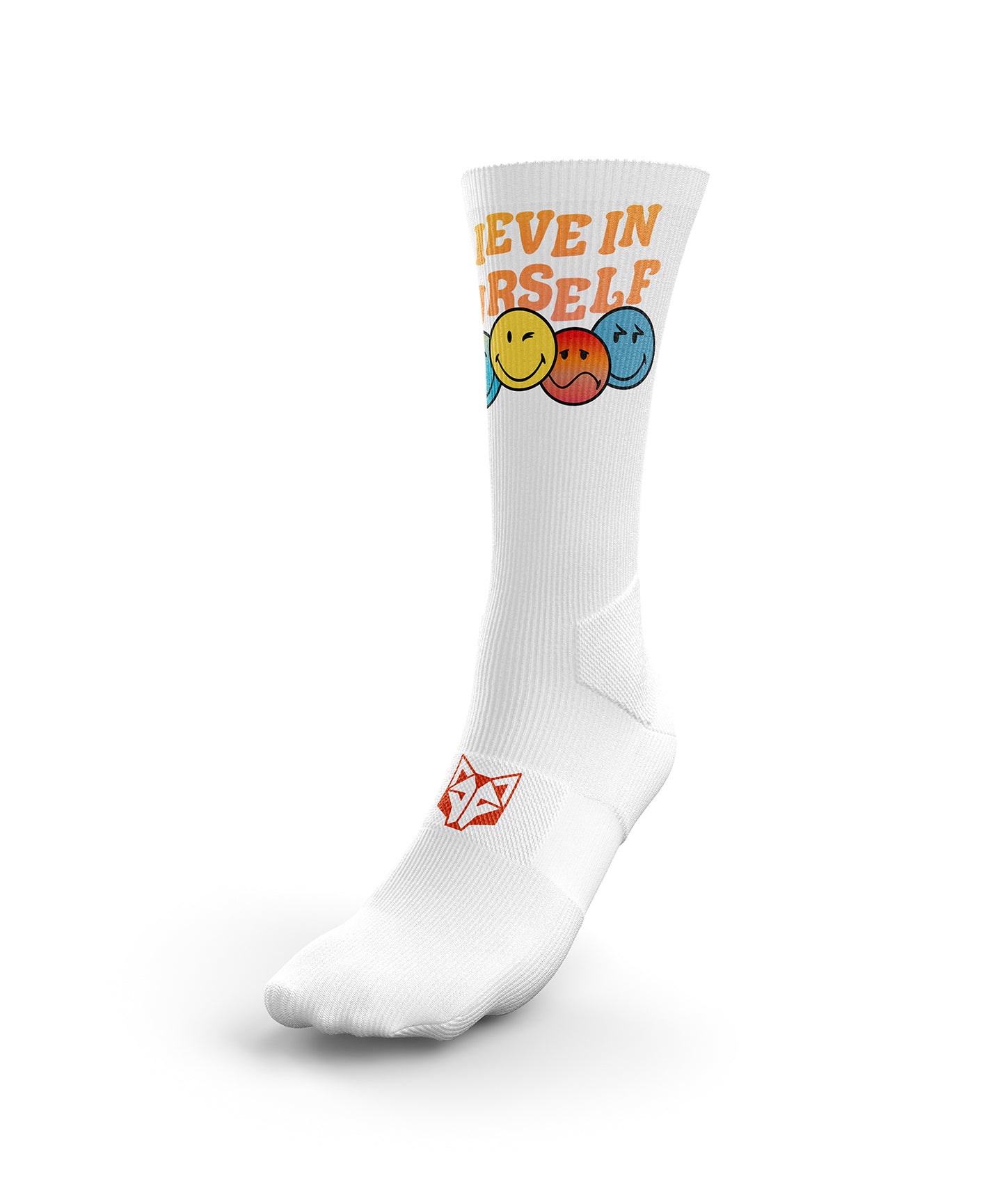 Funny Socks High Cut - Smiley World Believe