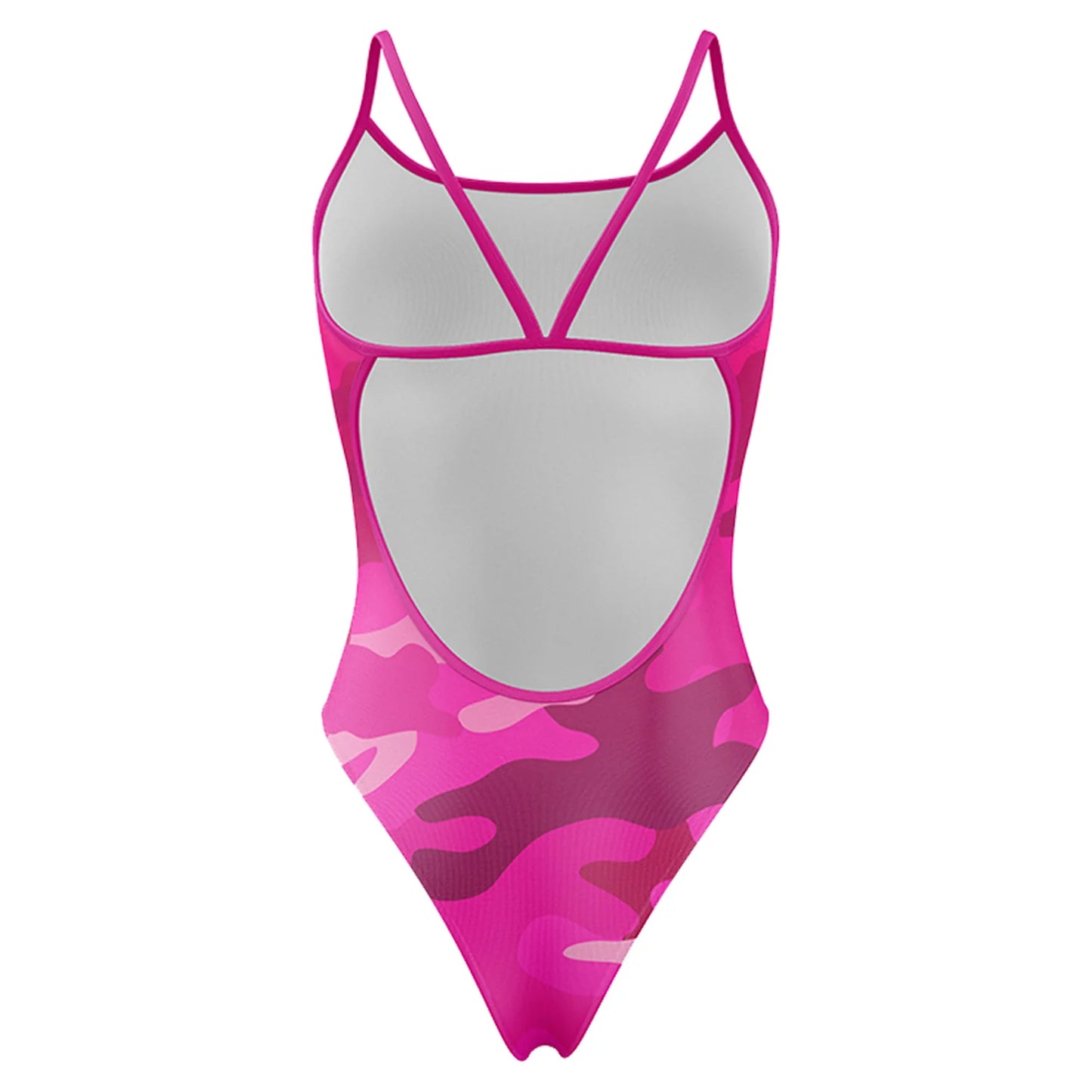 Womens Swimsuit - Pink Camo