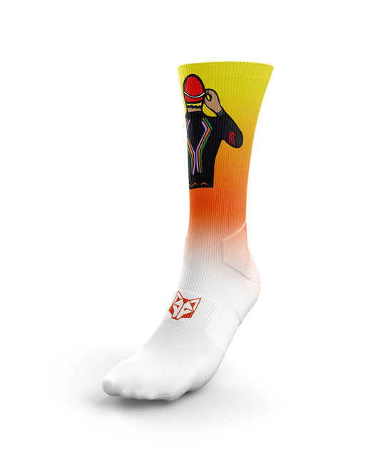 Funny Socks - Time to Tri Man Swim