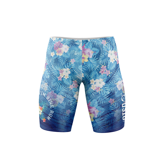 Mens Swim Shorts - Swim Bike Run Wave