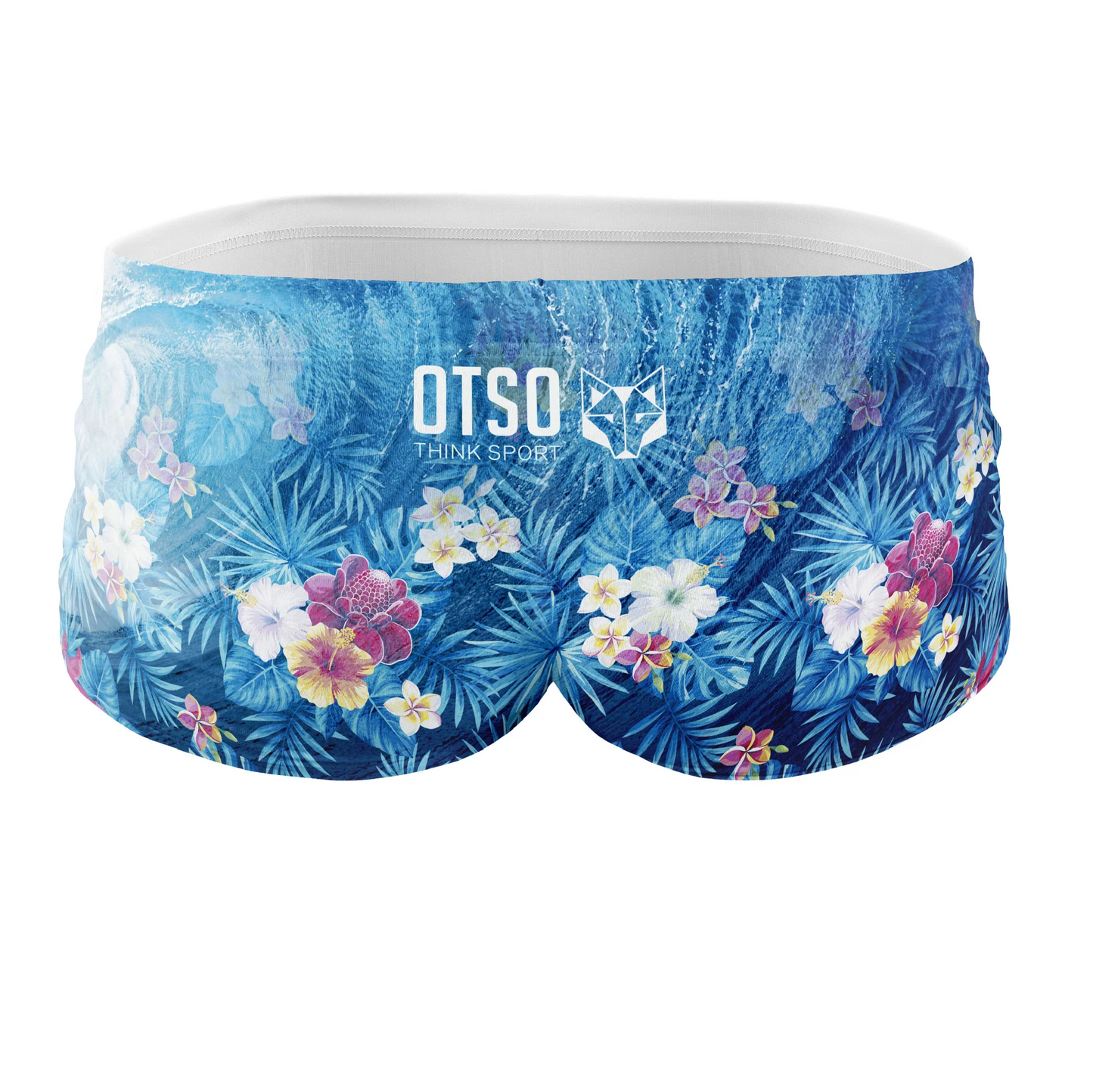 Mens Swim Trunks - Swim Bike Run Wave