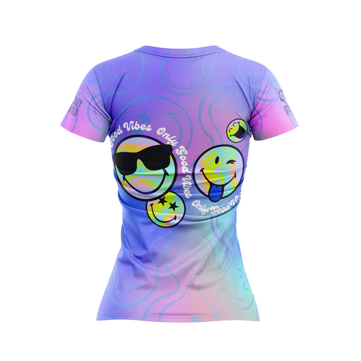 Womens T-shirt - Smiley World Vibes