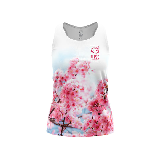 Womens Tank Top - Almond Blossom