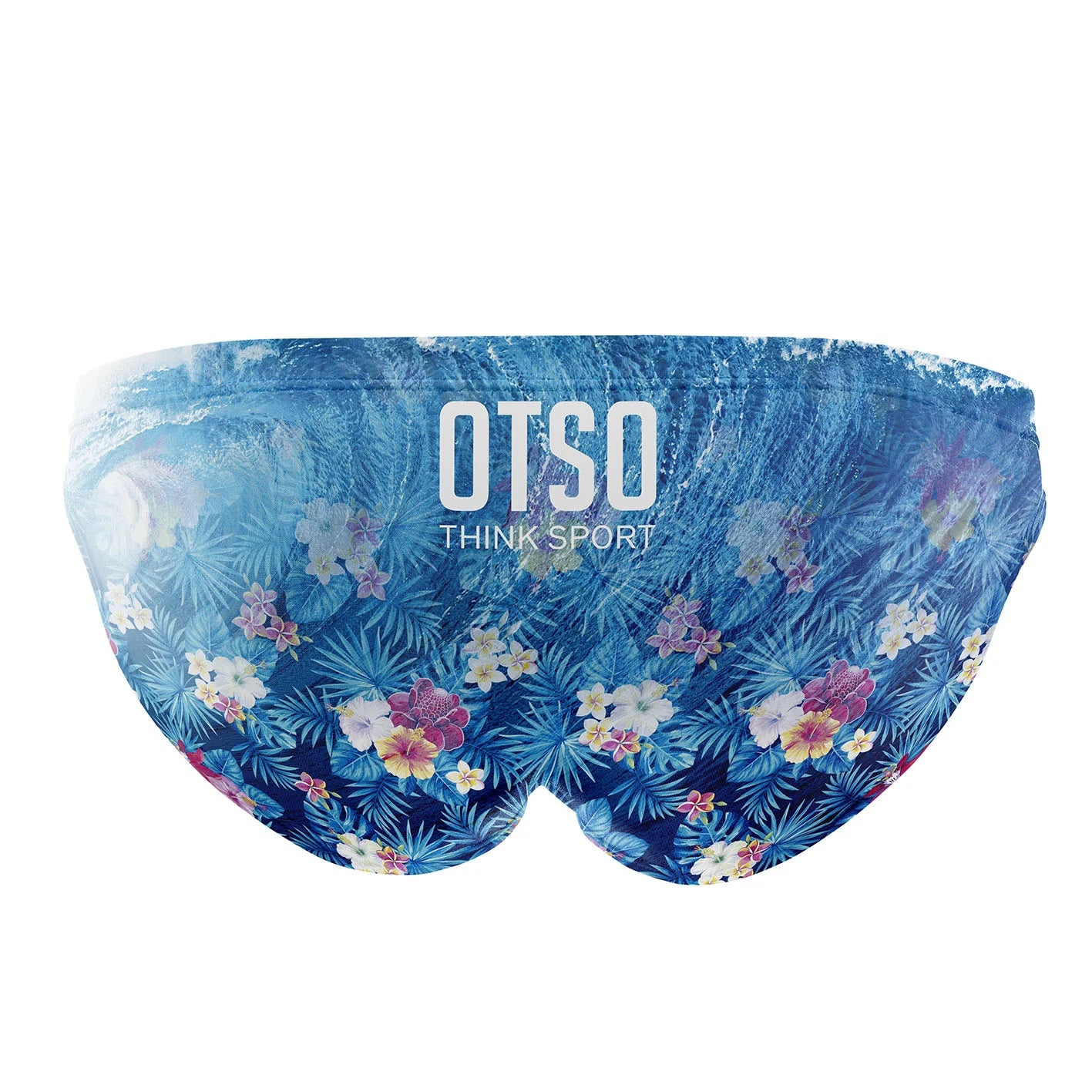 Mens Swim Briefs - Swim Bike Run Wave