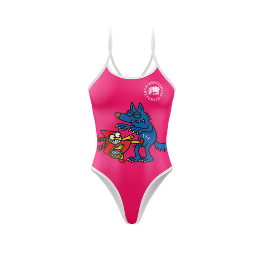 Womens Swimsuit - Kukuxumusu F you