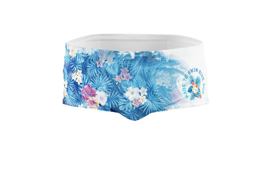 Mens Swim Trunks - Swim Bike Run Wave