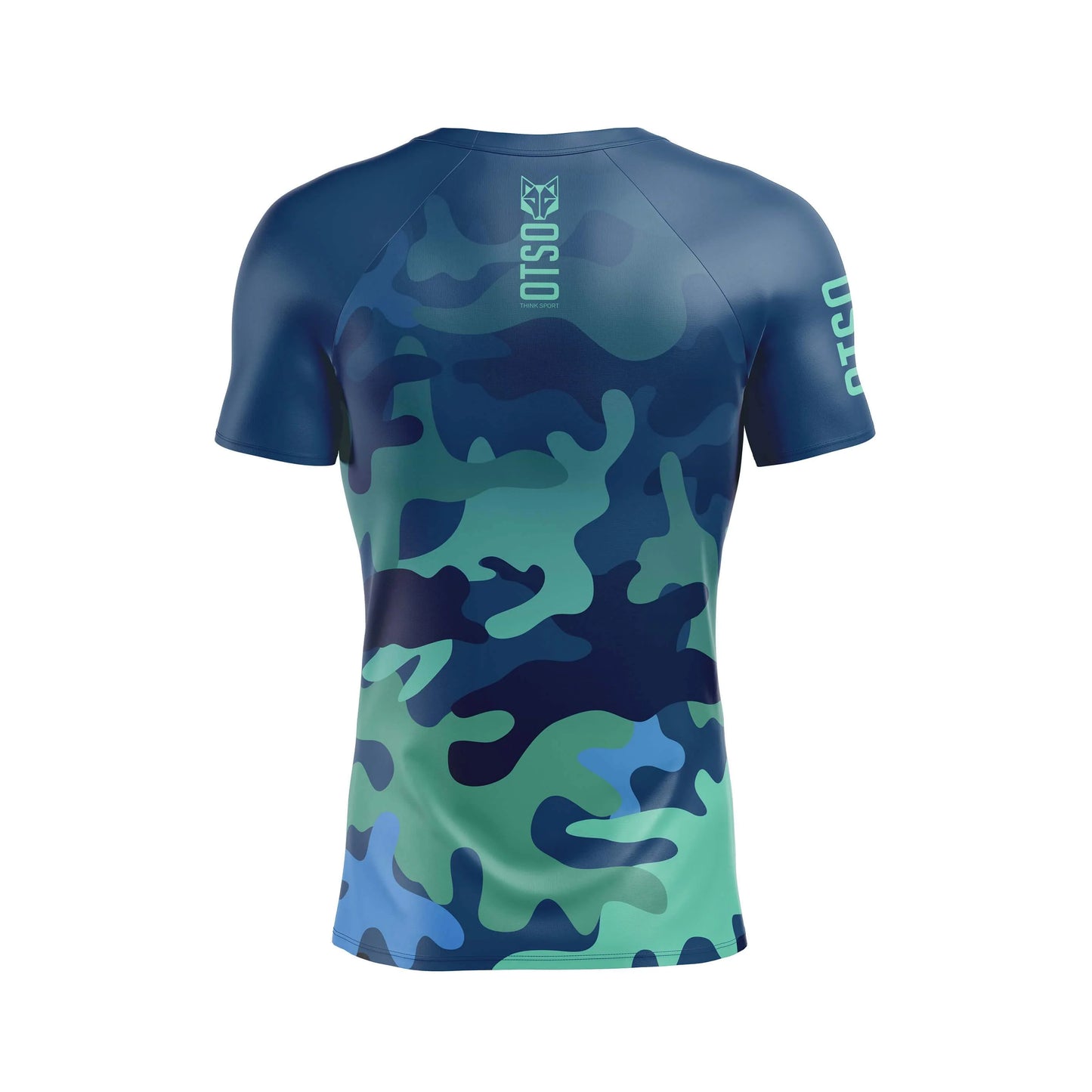 Mens T-shirt - Blue Camo