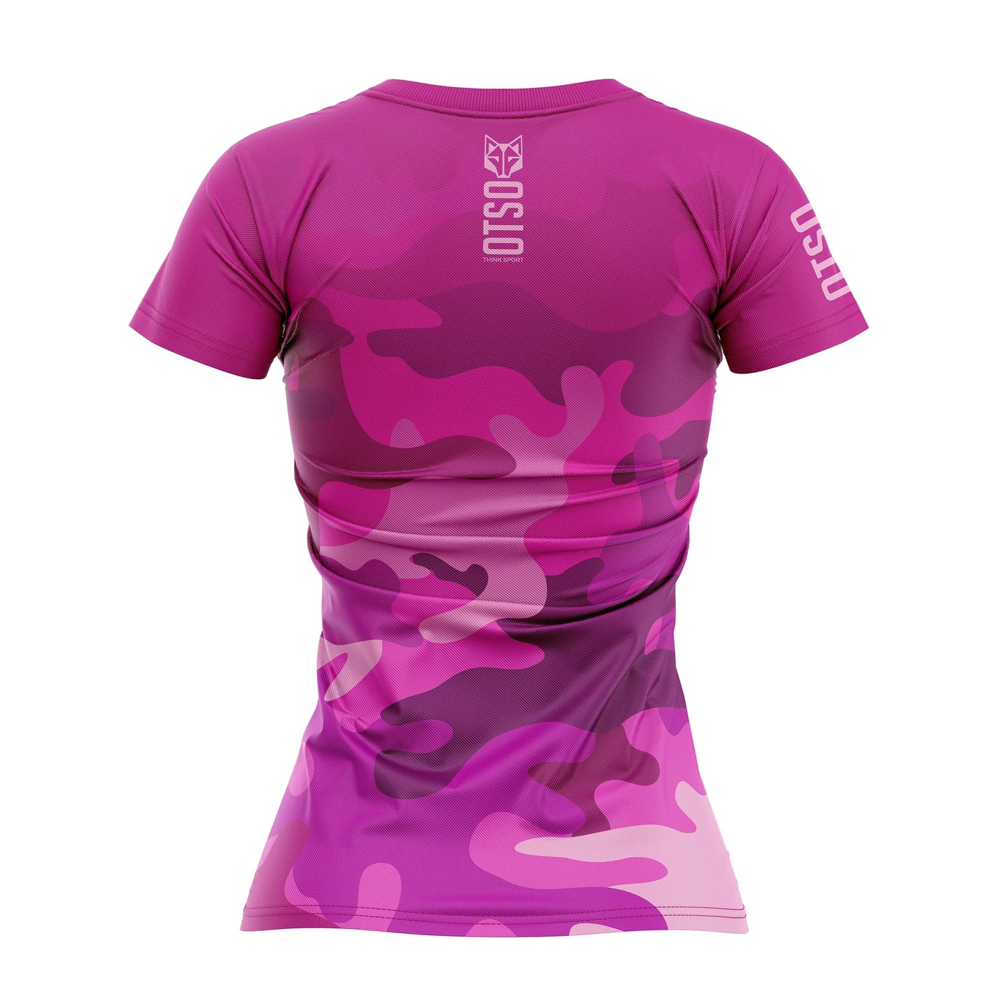 Womens Tshirt - Camo Pink